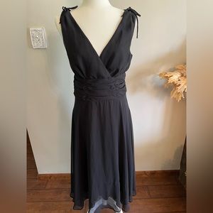 Studio Connection Black Tie Shoulder Dress Size 10